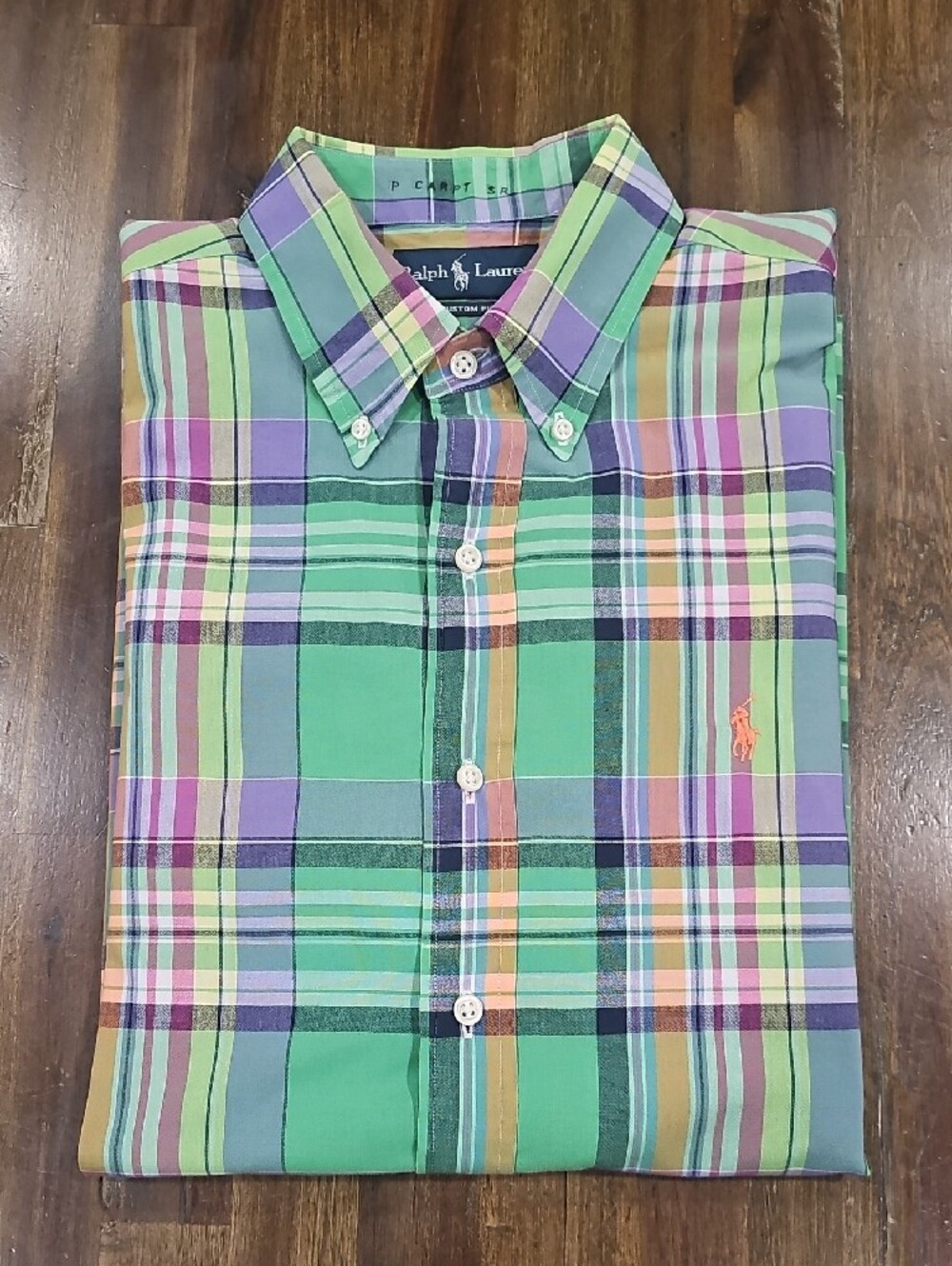 Polo by Ralph Lauren Custom Fit Plaid Button Down Shirt